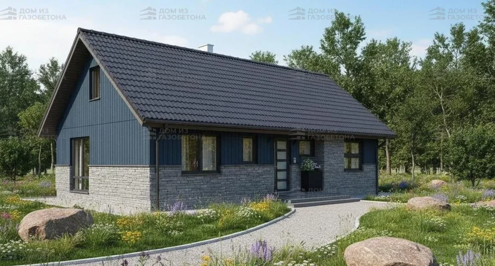 Проект Двухэтажный дом 13 на 11, 150 м2