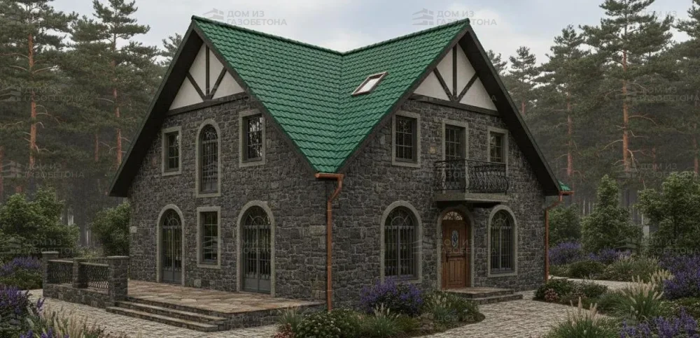 Проект Двухэтажный дом 12 на 10, 160 м2