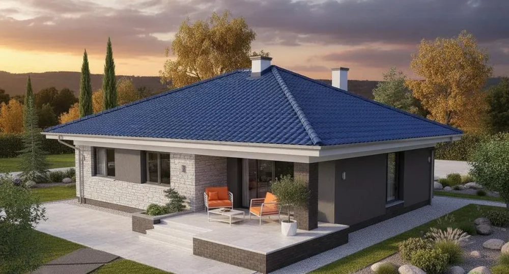 Проект Одноэтажный дом 14 на 20, 152 м2