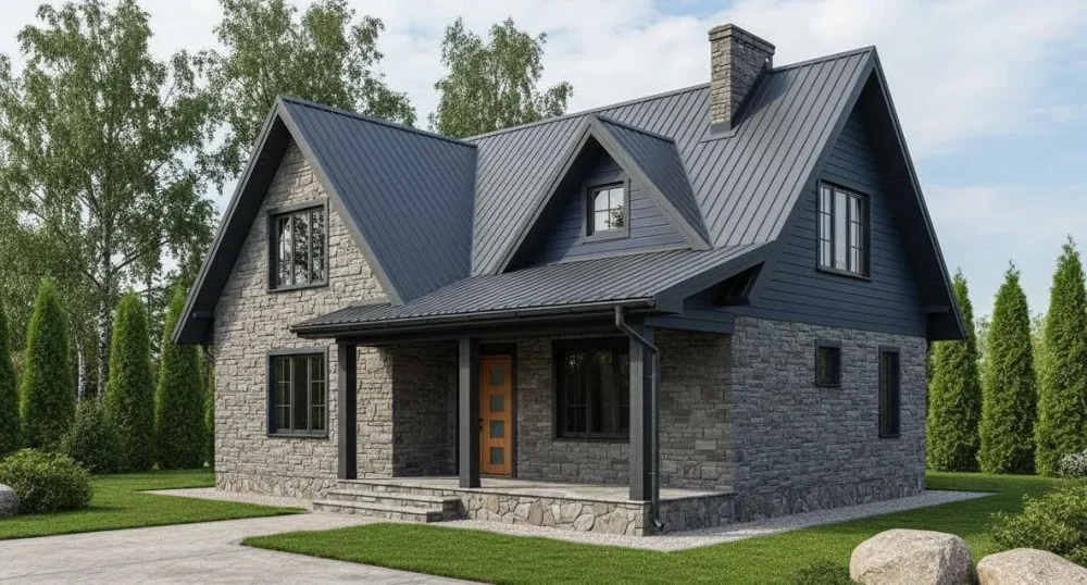 Проект Двухэтажный дом 8 на 12, 135 м2