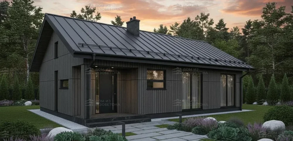 Проект Одноэтажный дом 12 на 10, 85 м2