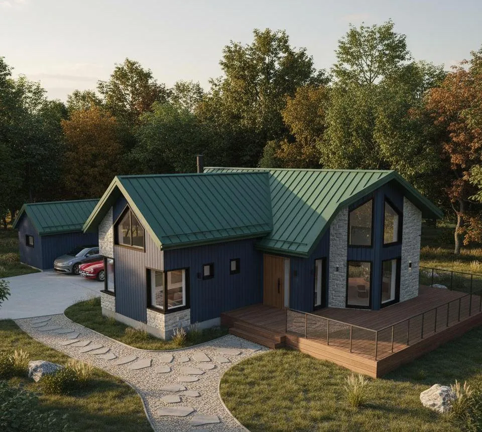 Проект Одноэтажный дом 11 на 11, 110 м2