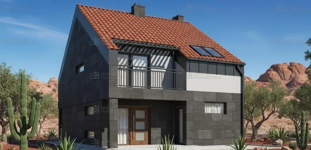 Проект Двухэтажный дом 6 на 14, 157 м2