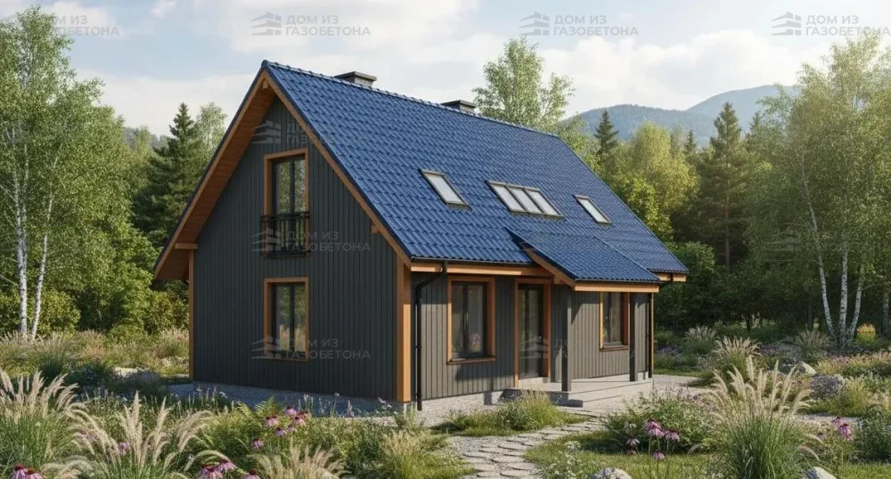 Проект Двухэтажный дом 11 на 12, 120 м2