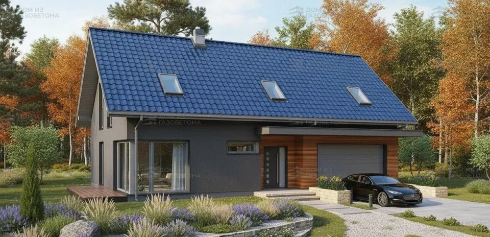 Проект Двухэтажный дом 15 на 9, 176 м2