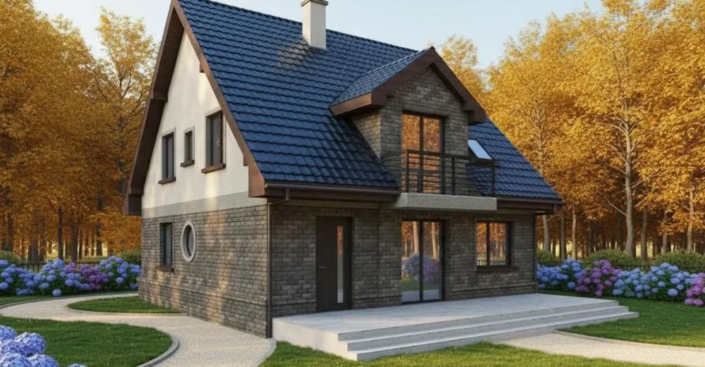 Проект Двухэтажный дом 6 на 11, 147 м2