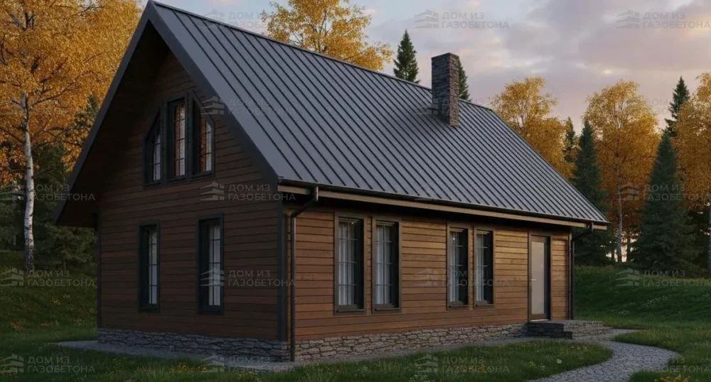 Проект Двухэтажный дом 10 на 6, 79 м2