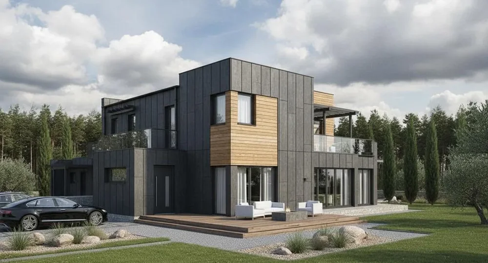 Проект Двухэтажный дом 18 на 27, 365 м2