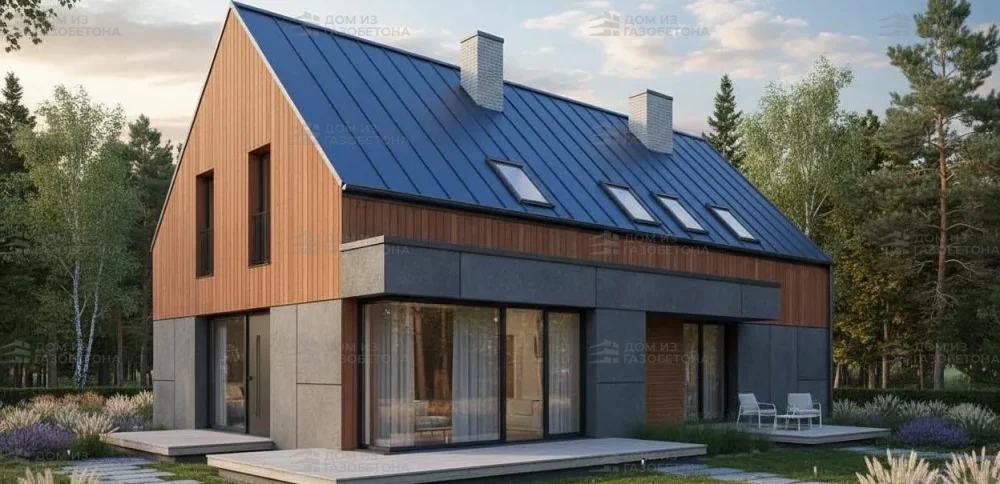 Проект Двухэтажный дом 17 на 12, 190 м2